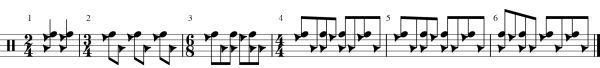 Composite rhythm