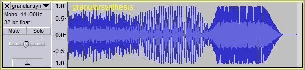 Granular synthesis
