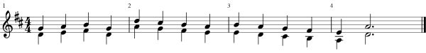 Parallel fifth