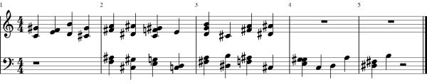 Twelve tone harmony